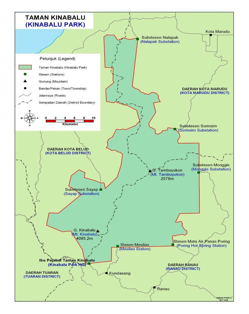 Kinabalu Park Map